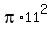 pi%2A11%5E2