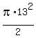 pi%2A13%5E2+%2F+2