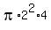 pi%2A2%5E2%2A4