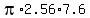 pi%2A2.56%2A7.6