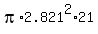 pi%2A2.821%5E2%2A21