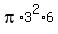 pi%2A3%5E2%2A6
