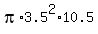 pi%2A3.5%5E2%2A10.5