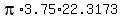 pi%2A3.75%2A22.3173