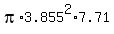 pi%2A3.855%5E2%2A7.71