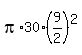 pi%2A30%2A%289%2F2%29%5E2