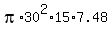 pi%2A30%5E2%2A15%2A7.48