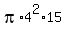 pi%2A4%5E2%2A15