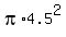 pi%2A4.5%5E2