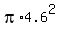 pi%2A4.6%5E2