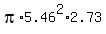 pi%2A5.46%5E2%2A2.73