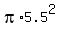 pi%2A5.5%5E2