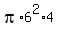 pi%2A6%5E2%2A4