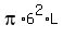 pi%2A6%5E2%2AL