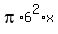 pi%2A6%5E2%2Ax