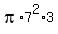pi%2A7%5E2+%2A+3