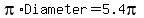 pi%2ADiameter+=+5.4pi