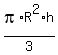 pi%2AR%5E2%2Ah%2F3