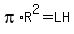 pi%2AR%5E2=LH