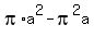 pi%2Aa%5E2-pi%5E2a