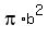 pi%2Ab%5E2