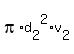 pi%2Ad%5B2%5D%5E2%2Av%5B2%5D