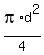pi%2Ad%5E2%2F4