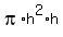 pi%2Ah%5E2%2Ah