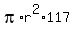 pi%2Ar%5E2%2A117