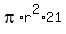 pi%2Ar%5E2%2A21