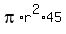 pi%2Ar%5E2%2A45