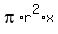 pi%2Ar%5E2%2Ax