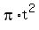 pi%2At%5E2