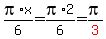 pi%2Ax%2F6=pi%2A2%2F6=pi%2Fred%283%29