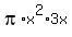 pi%2Ax%5E2%2A3x