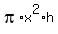 pi%2Ax%5E2%2Ah