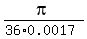 pi%2F%2836%2A0.0017%29