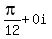 pi%2F12%2B0i