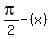 pi%2F2-%28x%29