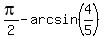 pi%2F2-arcsin%284%2F5%29