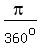 pi%2F360%5Eo