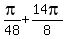 pi%2F48+%2B+14pi%2F8