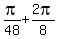 pi%2F48+%2B+2pi%2F8