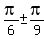 pi%2F6+%2B-+pi%2F9