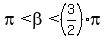pi%3Cbeta%3C%283%2F2%29pi