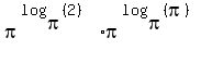 pi%5E%28log%28pi%2C%282%29%29%29%2Api%5E%28log%28pi%2C%28pi%29%29%29