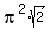 pi%5E2%2Asqrt%282%29
