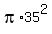 pi+%2A+35%5E2