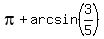 pi+%2B+arcsin%283%2F5%29