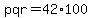 pqr=42%2A100